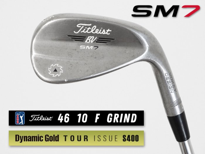 8.5ʡTitleist VOKEY DESIGN SM7 RAW å 46 10F xx50T ĥꥢ DG TOUR ISSUE S400