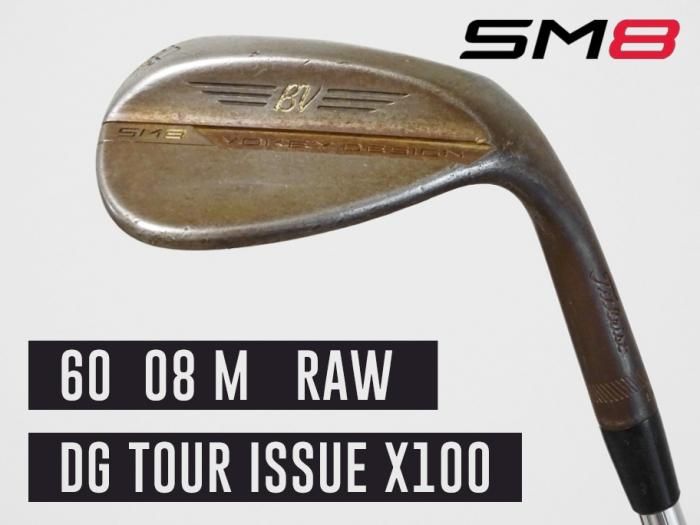 8.0-8.5 ʡʡTitleist VOKEY SM8 RAW 60 08M å xx29T ĥꥢ DG TOUR ISSUE X100