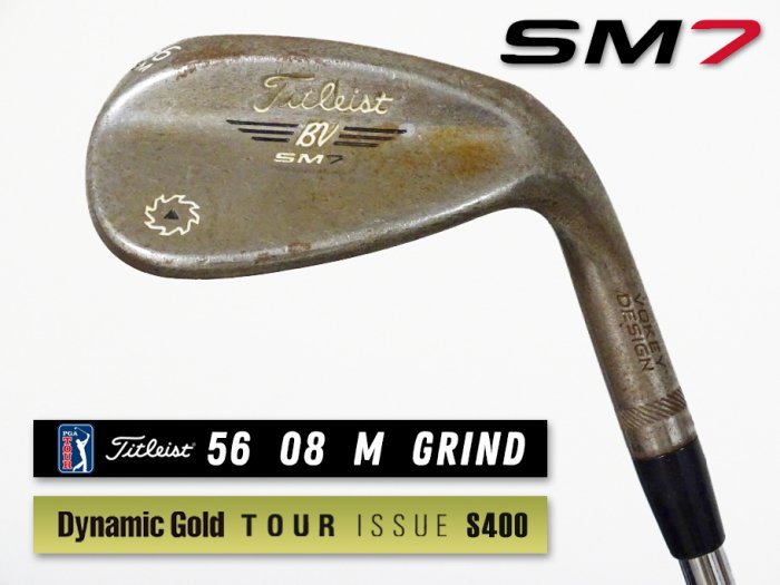 7.5-8.0 ʡTitleist VOKEY DESIGN SM7 RAW å 56 08M xx71T ĥꥢ DG TOUR ISSUE S400