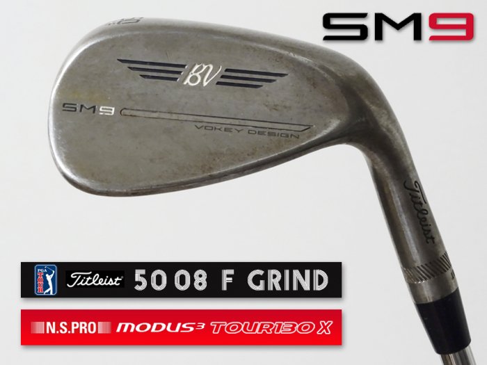 8.5 ʡTitleist VOKEY SM9 RAW å 50 08F xx79T ĥꥢ N.S.PRO MODUS3 TOUR 130 X