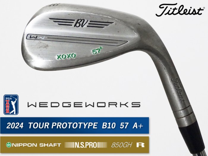 8.0-8.5 ʡʡTitleist VOKEY WEDGE WORKS PROTOTYPE 2024 å 5857 A+ ĥꥢ N.S.PRO 850GH R