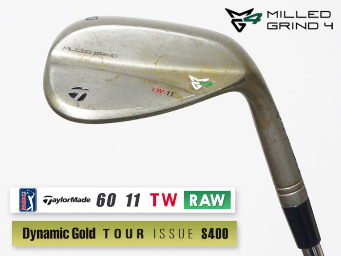 8.5 ʡTaylormade MILLED GRIND 4 RAW å 60 11 TW  xxTꥢ ͥå2ɥå DG TOUR ISSUE S400