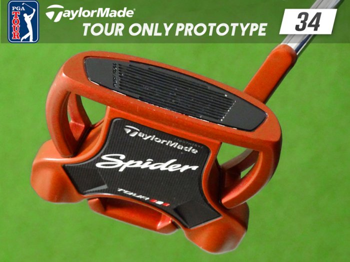 8.0-8.5ʡʡTaylormade SPIDER TOUR RED ѥ 34 ⡼륹ȥͥå Ρȥ饤 ̤ TOUR ONLY ץȥ