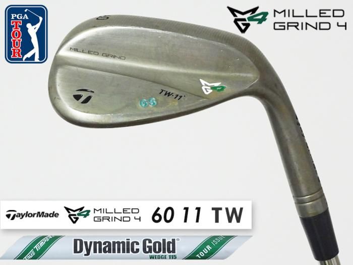 8.5-9.0 ʡTaylormade MILLED GRIND 4 RAW å 60 11 TW  xxTꥢ ͥå2ɥå DG TOUR ISSUE WEDGE 115