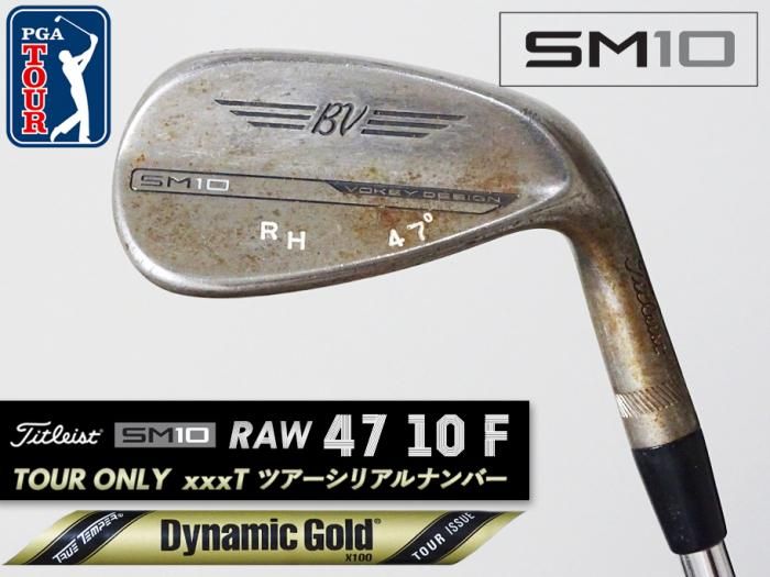 8.0-8.5ʡʡTitleist VOKEY SM10 RAW å 47 10F xx84T ĥꥢ DG TOUR ISSUE X100 Russell Henley