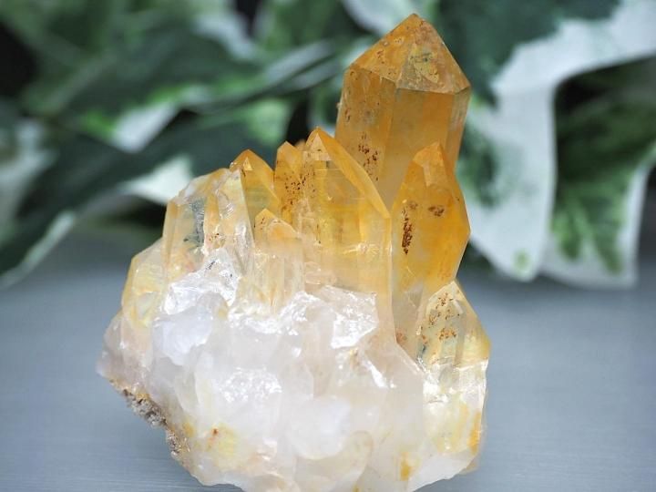 ゴールデンヒーラー ソラリス 水晶クラスター 天然石 レインボーオーラ