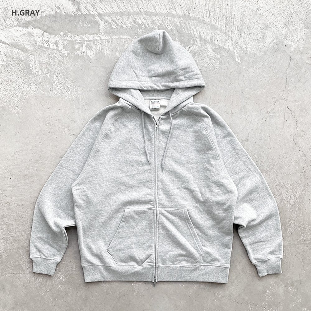 ONEITA POWER-SWEAT/オニータ パワースウェット】 W zip parka