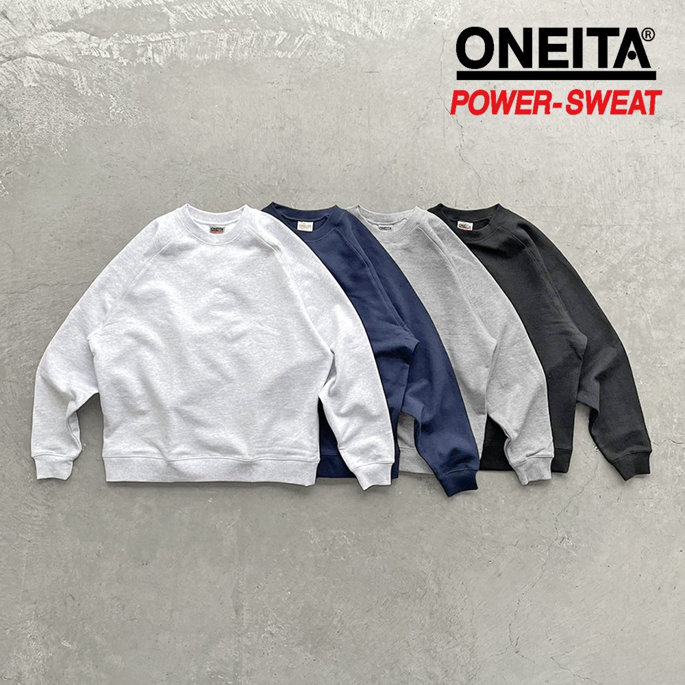 ONEITA POWER-SWEAT/オニータ パワースウェット】 Crewneck sweatshirt