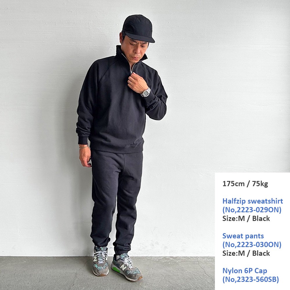 ONEITA POWER-SWEAT/オニータ パワースウェット】 Halfzip sweatshirt