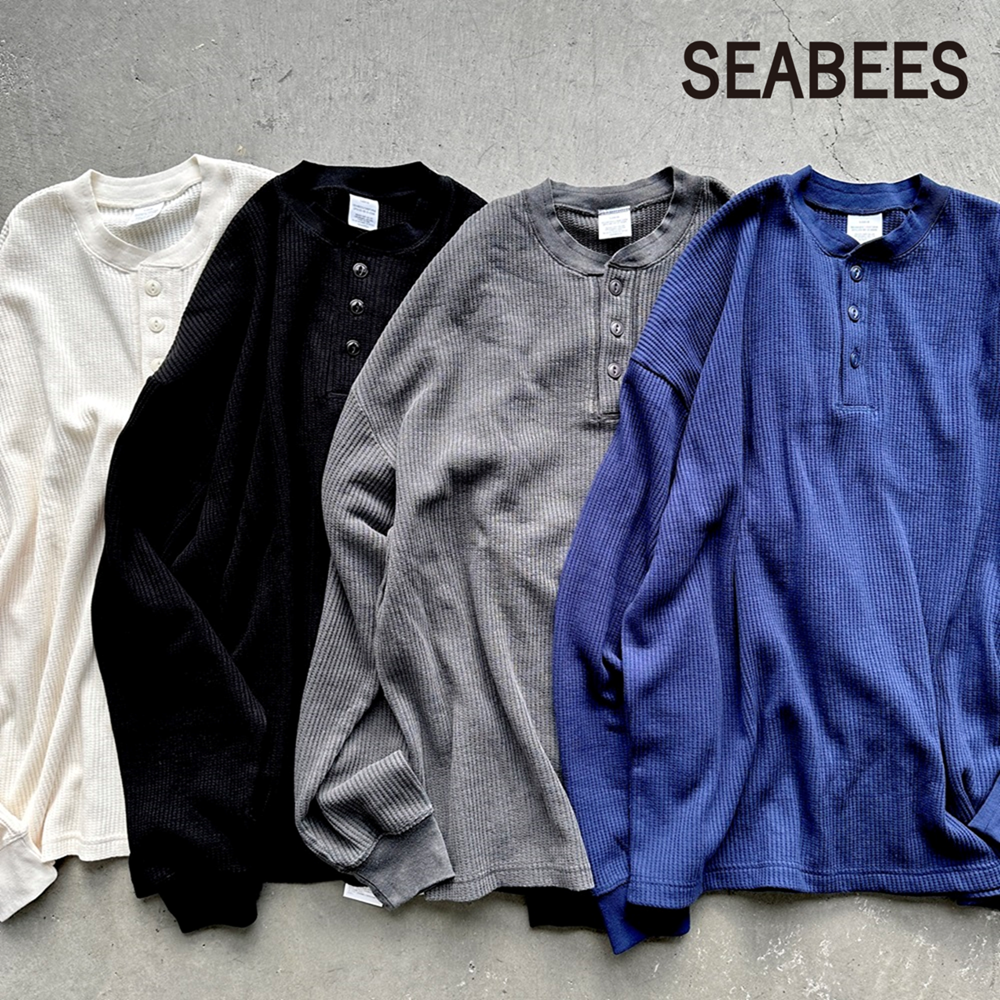 SEABEES/シービーズ】 Henryneck Thermal L/S