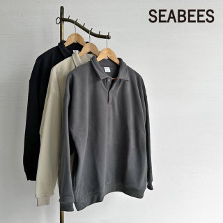 【SEABEES/シービーズ】 Fleece L/S Polo