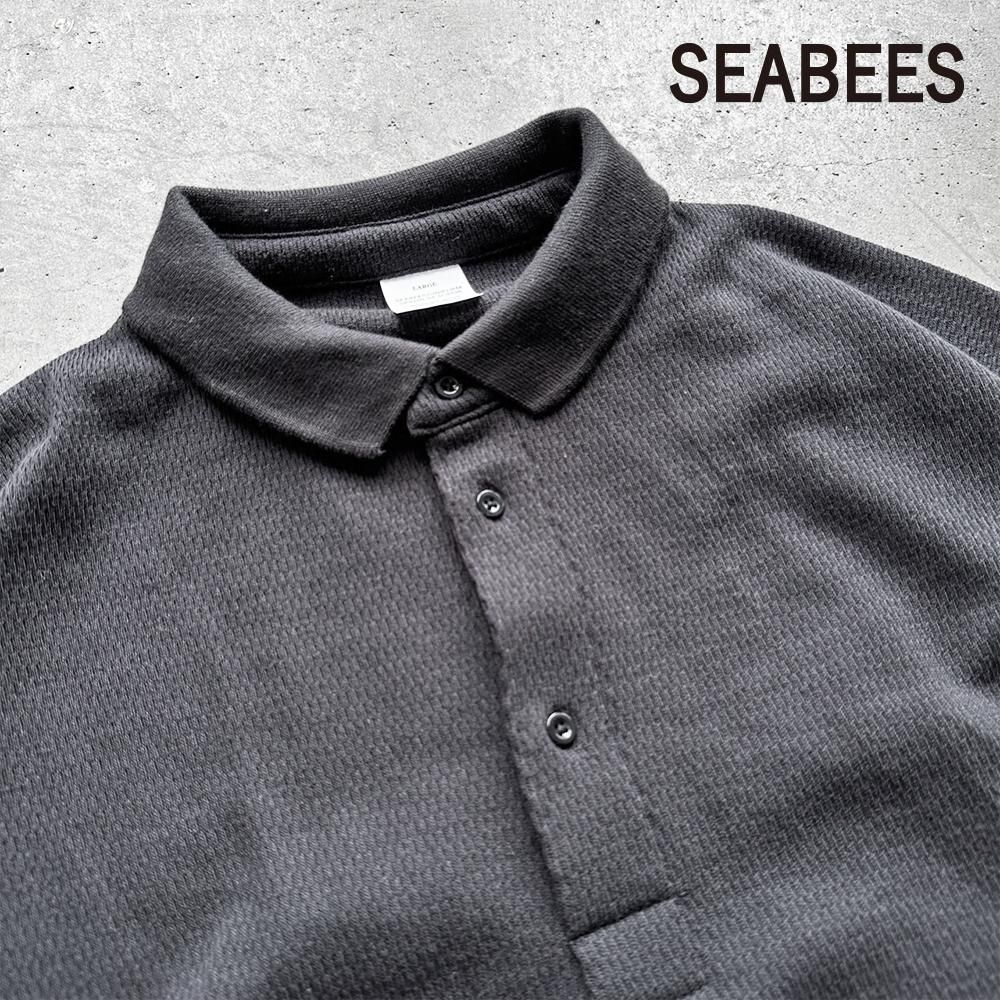 SEABEES/シービーズ】 Honeycomb L/S Polo