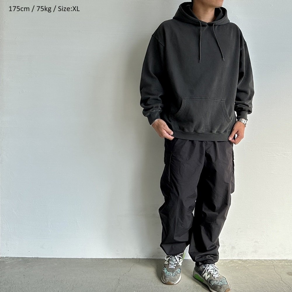 SCREEN STARS BEST/スクリーンスターズ ベスト】 Faded blk sweat hoodie