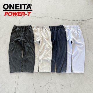 【ONEITA POWER-T/オニータ パワーティー】 Super heavy weight Chemi wash WIDE pants