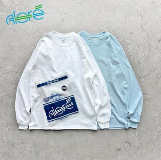 Alore/ 2pcs pack long sleeve tee [WhiteL/blue]