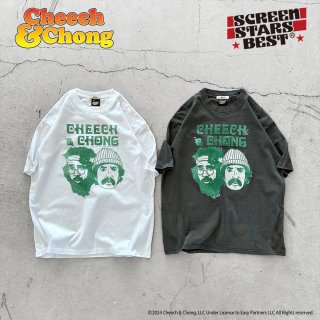 Cheech & Chong VINTAGE GREEN FACEסS/S tee 