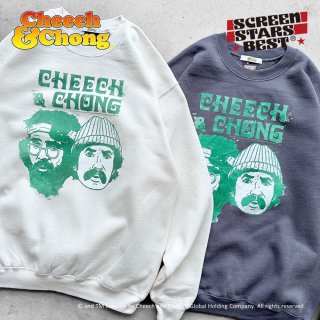 Cheech & Chong VINTAGE GREEN FACE sweatshirt