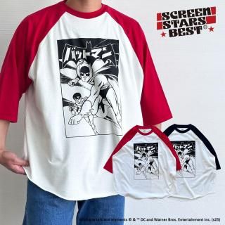 <img class='new_mark_img1' src='https://img.shop-pro.jp/img/new/icons5.gif' style='border:none;display:inline;margin:0px;padding:0px;width:auto;' />BATMAN / Raglan 3/4 tee 17