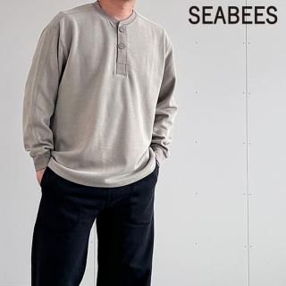 <img class='new_mark_img1' src='https://img.shop-pro.jp/img/new/icons1.gif' style='border:none;display:inline;margin:0px;padding:0px;width:auto;' />Knit & sewn Henley neck L/S