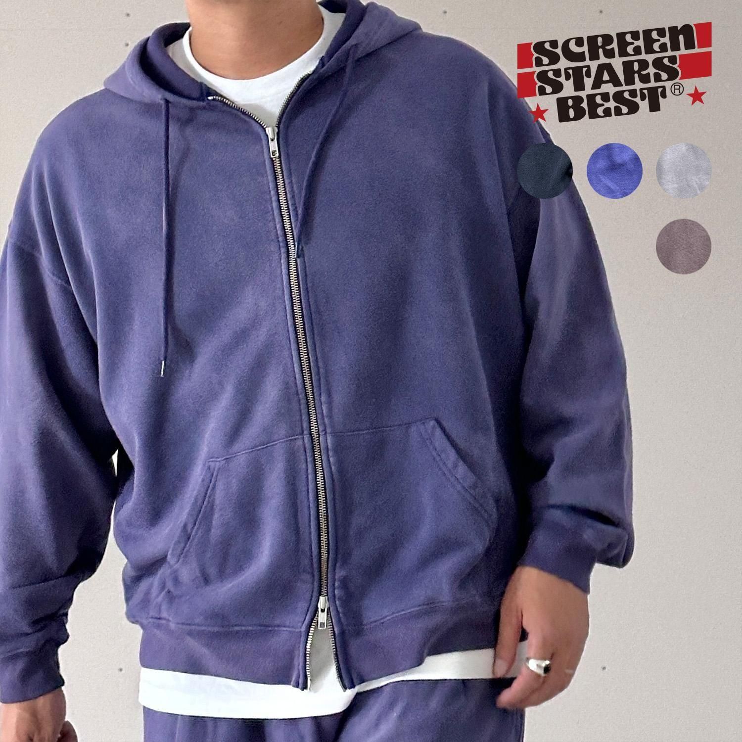 サンバーンドフルジップフーディ | ヴィンテージスタイル