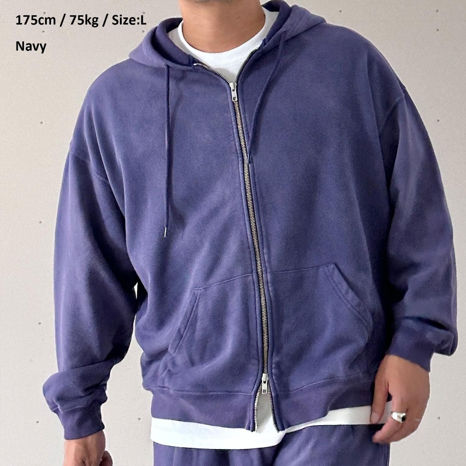 ハッピーサンデー サンバーンドフルジップフーディ | ヴィンテージスタイル