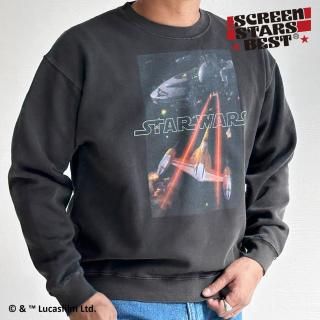 <img class='new_mark_img1' src='https://img.shop-pro.jp/img/new/icons1.gif' style='border:none;display:inline;margin:0px;padding:0px;width:auto;' />『スター・ウォーズ』/ sweatshirt (04C) プリントスウェットシャツ コラボアイテム