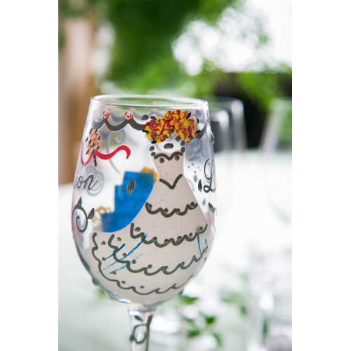 Lolita Bride Wine Glass