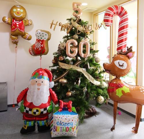 エアーサンタ コスチューム クリスマス 主役 級 バルーン サンタさん