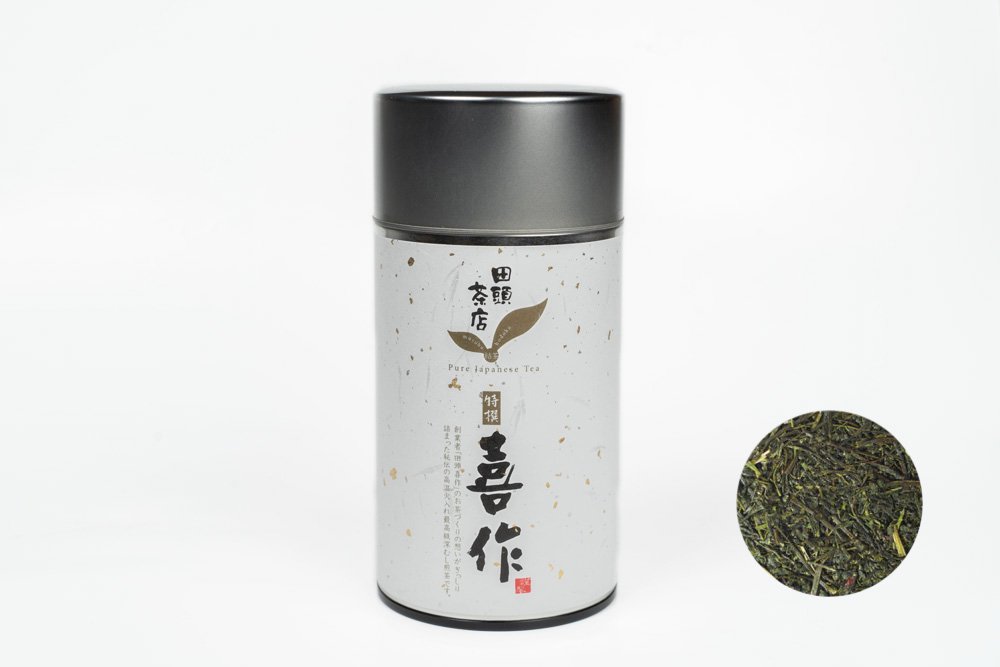 特選 喜作 200g（茶葉缶入り） - 深蒸し茶や日本茶の通販・お取り寄せ