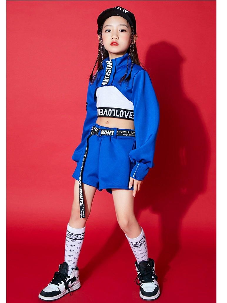 ダンス衣装 セットアップ ガールズ ヒップホップ キッズダンス