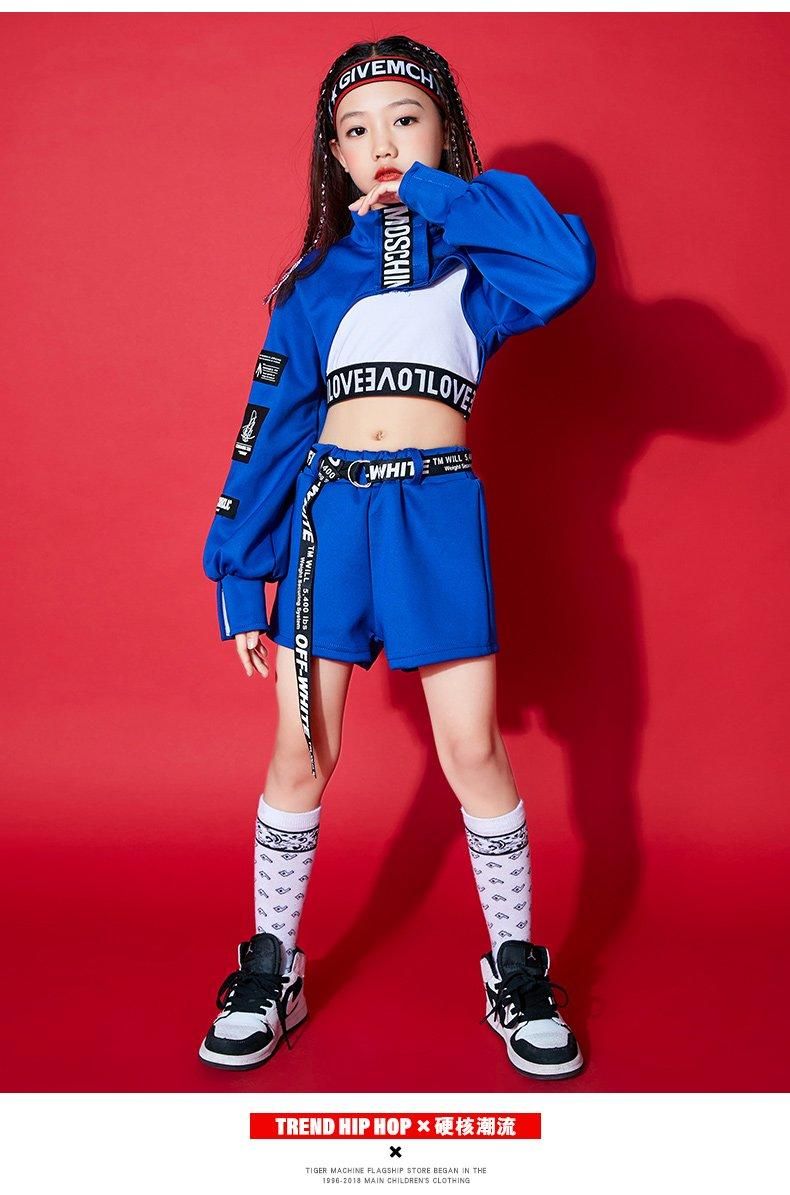 ダンス衣装 セットアップ ガールズ ヒップホップ キッズダンス
