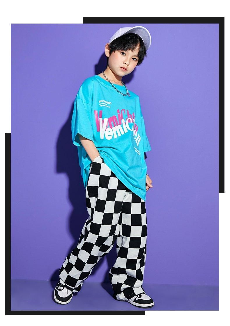 スーパーセール キッズダンス衣装 セットアップ ダンス ダンス衣装 ヒップホップ 社交ダンス