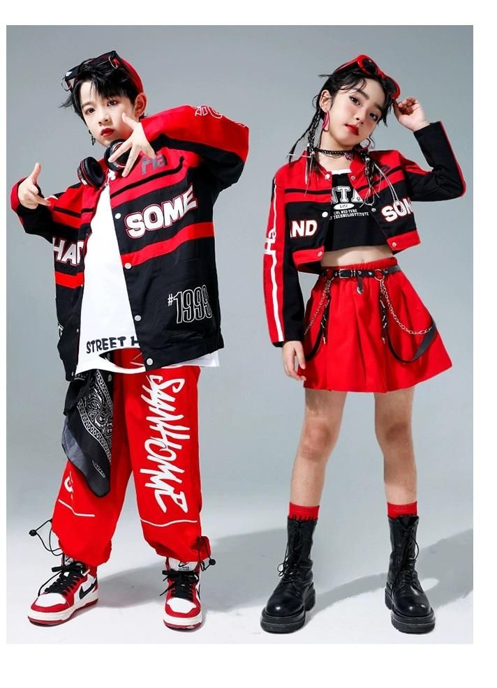ヒップホップ衣装 ダンス衣装 キッズ セットアップ K-POP 韓国