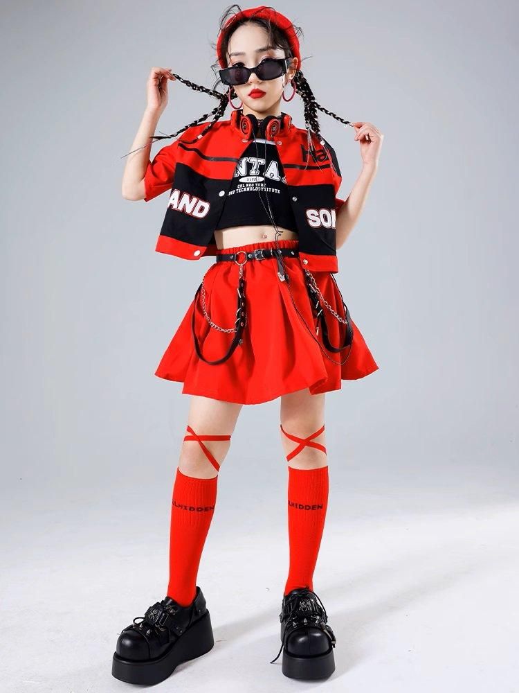 ヒップホップ衣装 ダンス衣装 キッズ セットアップ K-POP 韓国