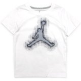 【JORDAN】 BIGジャンプマン ドットグラデーション Tシャツ (96-122cm) WH