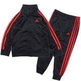 <img class='new_mark_img1' src='https://img.shop-pro.jp/img/new/icons21.gif' style='border:none;display:inline;margin:0px;padding:0px;width:auto;' />30%OFF【adidas】パフォーマンス ジャージセットアップ (110cm)  BK/RD