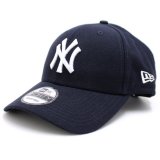 【NEW ERA】 NYヤンキース ベースボールキャップ  (内径52-56cm) NV
