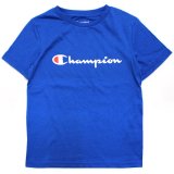 【Champion】US規格 ロゴ 半袖Tシャツ (96-122cm) BL