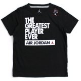 【JORDAN】レター BOXロゴ Tシャツ (96-122cm) BK