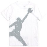 【JORDAN】オールオーバージャンプマン Tシャツ (128-170cm) WH/GY