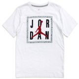 【JORDAN】 スクエア ロゴ Tシャツ (128-170cm) WH