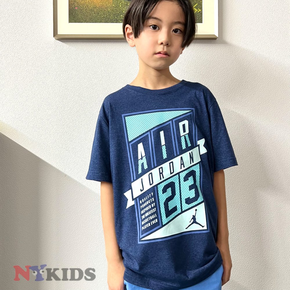 【ジョーダン】 GRAPHIC BOXプリントTシャツ (128-170cm) WHロゴ 半袖Tシャツ - ラルフローレン RALPH LAUREN  | ニューエラ NEW ERA | ジョーダン JORDAN | ナイキ NIKE | 海外ブランド | ベビー・子供服 | -NY KIDS