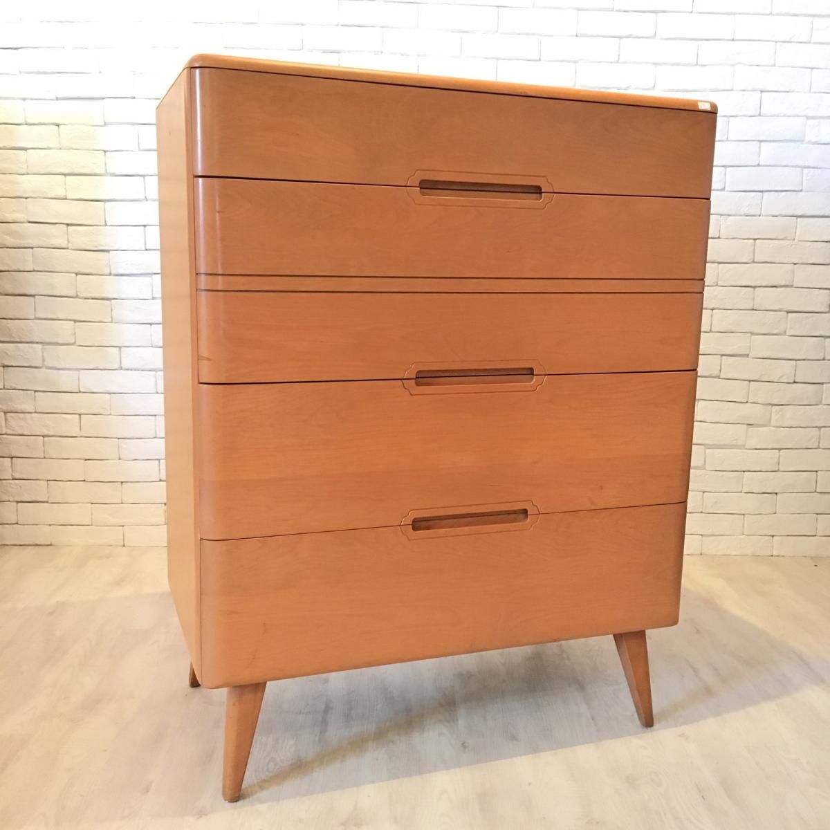 アメリカンヴィンテージ家具・4段チェスト　1950 アメリカ家具1950年代4段チェスト