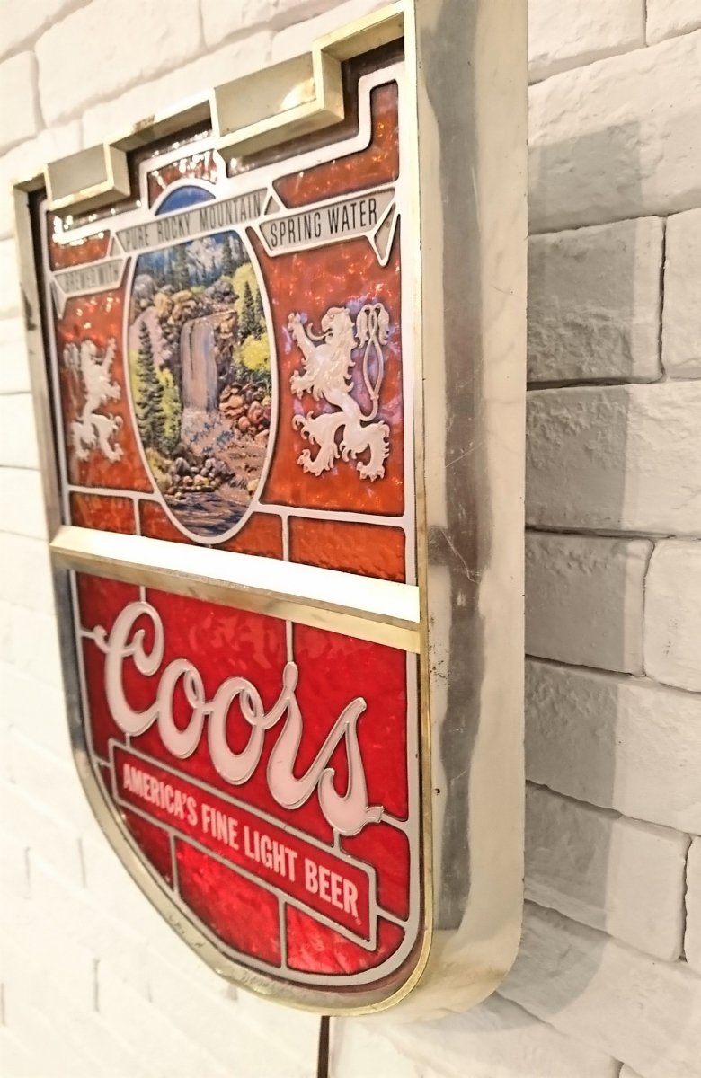 アメリカビンテージ 看板 クアーズ coors beer パブライト 広告 by