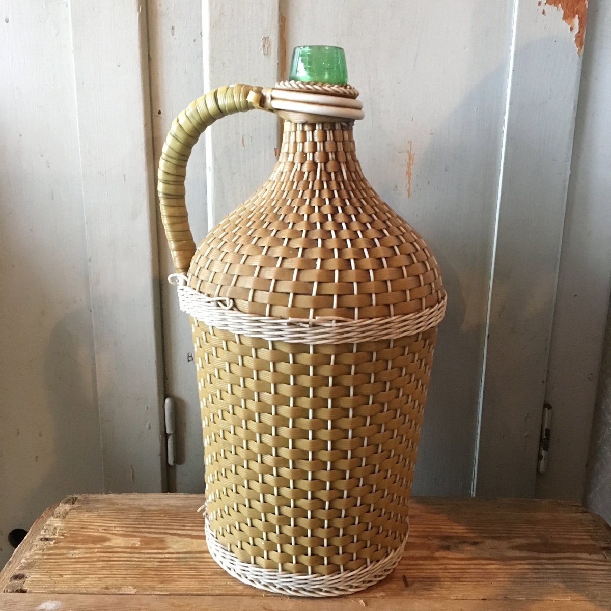オランダ製 アンティーク ワインボトル インテリア ナイロン 花瓶