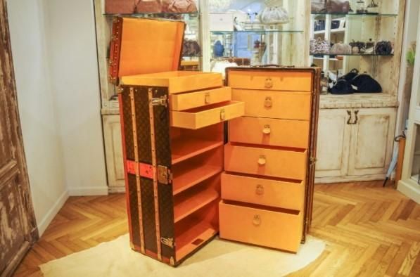 Louis Vuitton ルイヴィトン アンティーク 本物 トランク バッグ