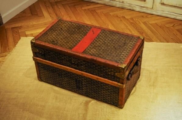 GOYARD ゴヤール アンティーク 本物 トラベルケース トランク 旅行バッグ- Vintage & Antique Shop HANT