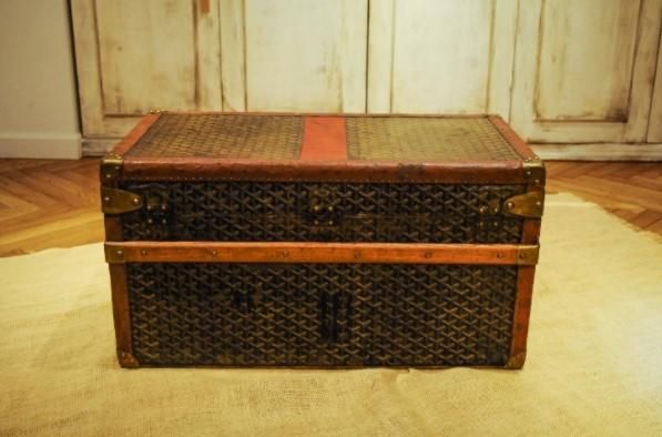 GOYARD ゴヤール アンティーク 本物 トラベルケース トランク 旅行バッグ- Vintage & Antique Shop HANT