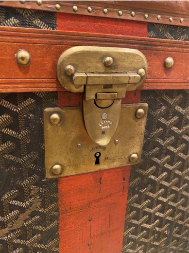 フランス ゴヤール アンティーク 本物 トランク セット ブランド- Vintage & Antique Shop HANT