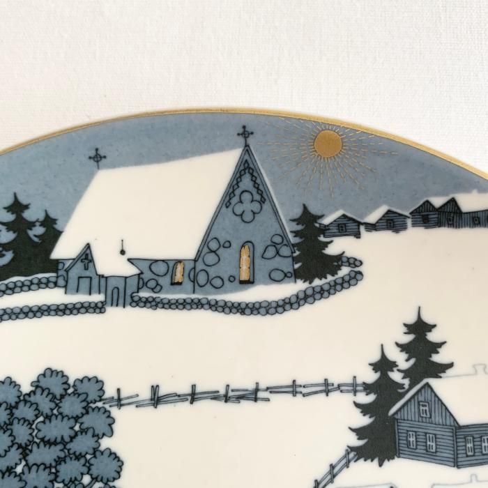 Arabia クリスマスイヤープレート 1979 箱付き - Freluga